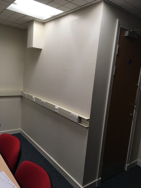 Meeting room behind server cpd