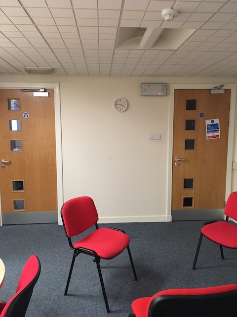 Both meeting room doors