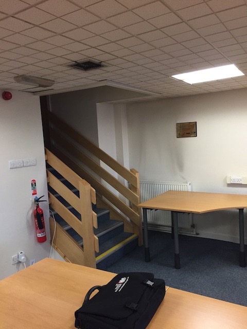 Disused stair + ceiling infill