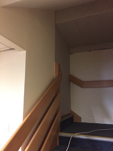 Sectioned off part of old stair 4