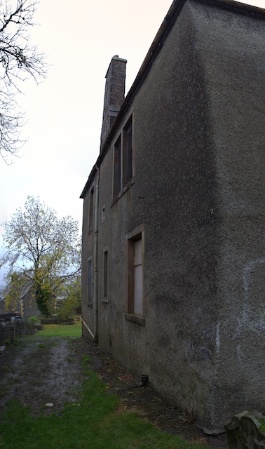 East elevation + drainage