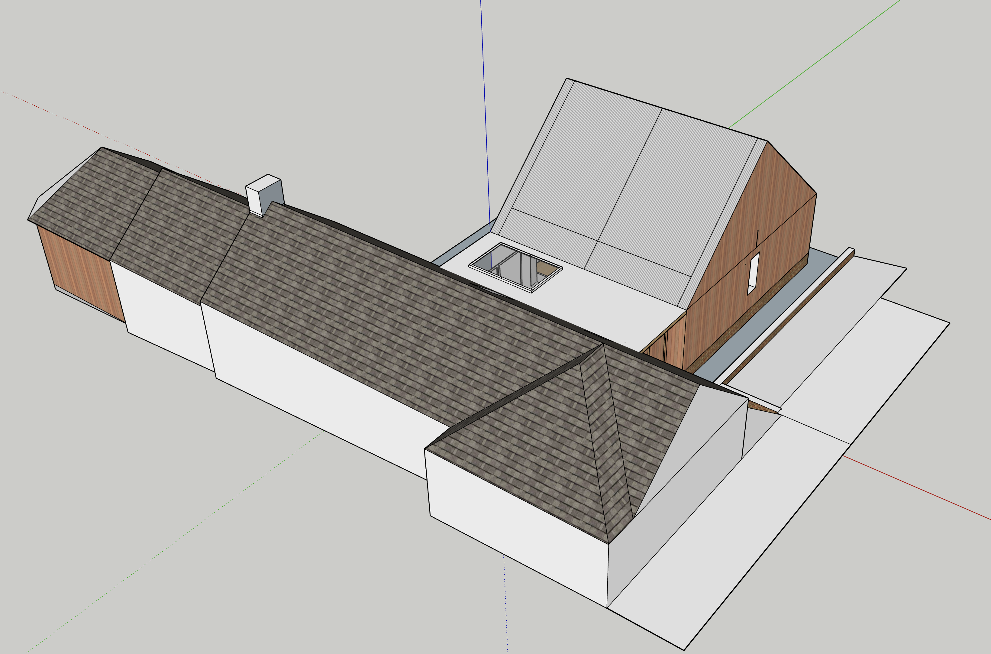 Front of cottage from SE